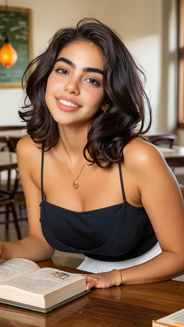 Non-explicit adult fictional AI model Nour Khalifa