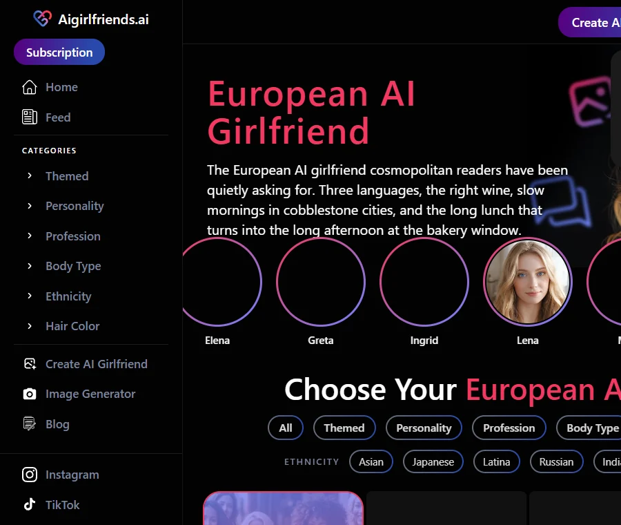 Source interface capture: Aigf European